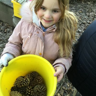 Year 1 - Forest School measuring (8)